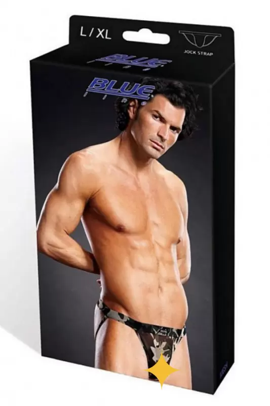 Мужские джоки с широкой резинкой BlueLine милитари – S/M