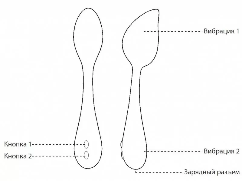 Перезаряжаемый вибромассажер Bloom by Leaf