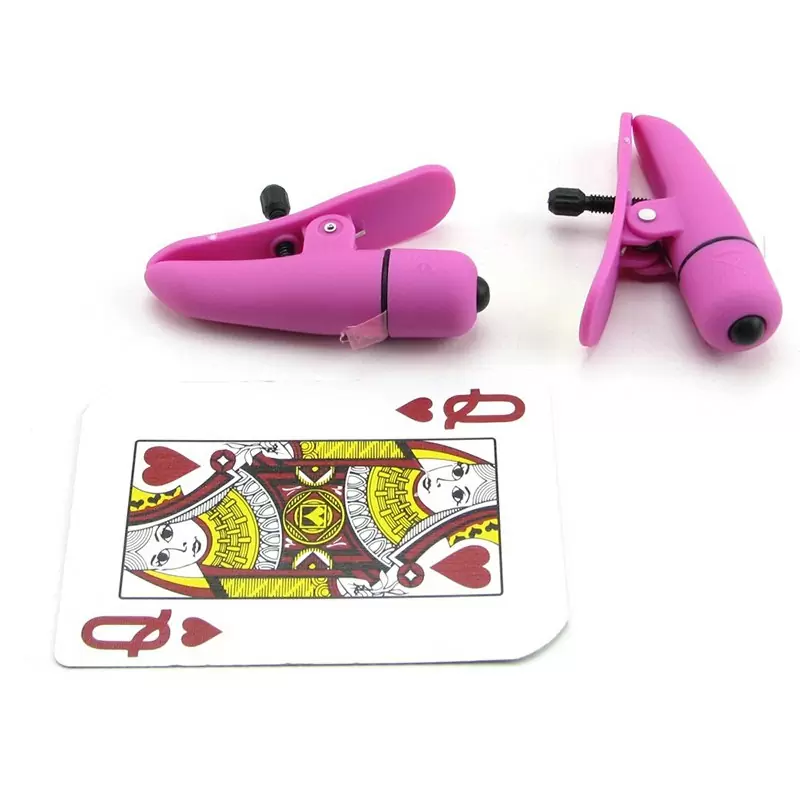 Зажимы для сосков с вибрацией  Nipplettes - розовый