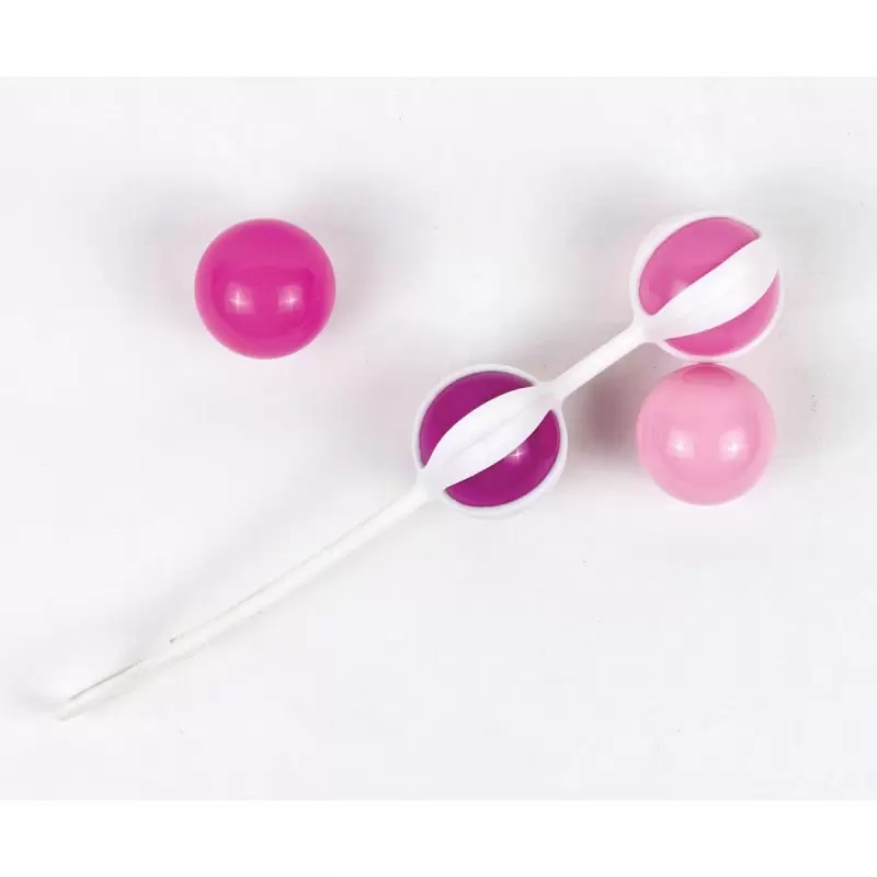 Гладкие вагинальные шарики Geisha Balls – розовый