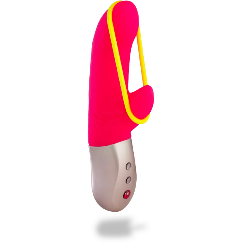 Инновационный вибратор-кролик Fun Factory Amorino, с эластичной лентой, 6 режимов, розовый