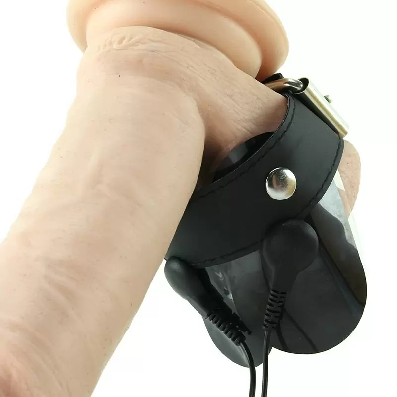 Электро-сбруя Sack Strap на мошонку – черный