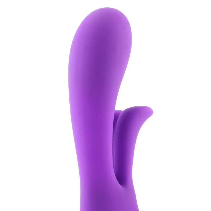 Элегантный вибратор-кролик Embrace Sweetheart Wand, 20 см, силикон, фиолетовый