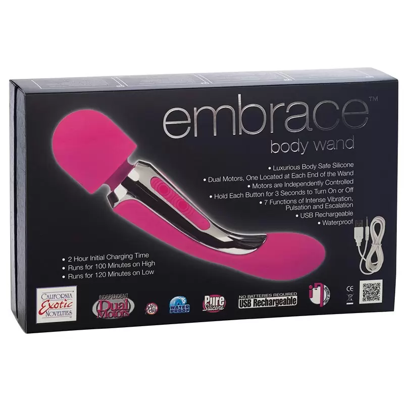 Универсальный вибромассажер Embrace Body Wand – розовый