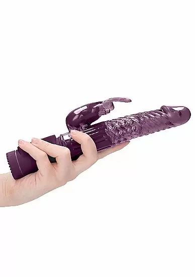 ВИБРАТОР КРОЛИК ROTATING RABBIT - фиолетовый