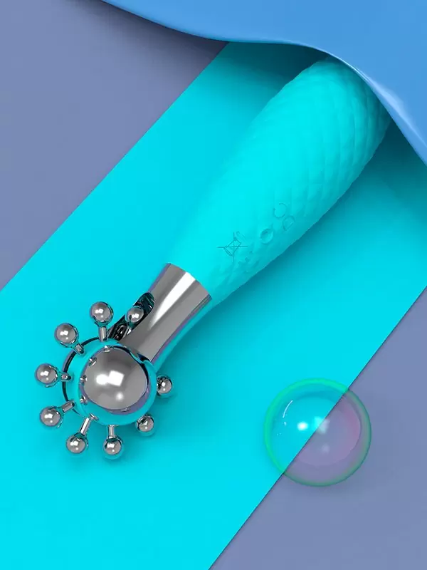 Колесо Вартенберга Youvic, 14,9 см, 13 режимов, с электростимуляцией, бирюзовый