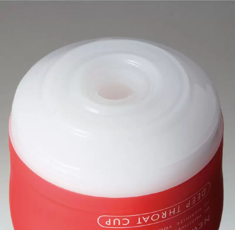 Мастурбатор Tenga&Keith Haring Deep Throat - красный с белым