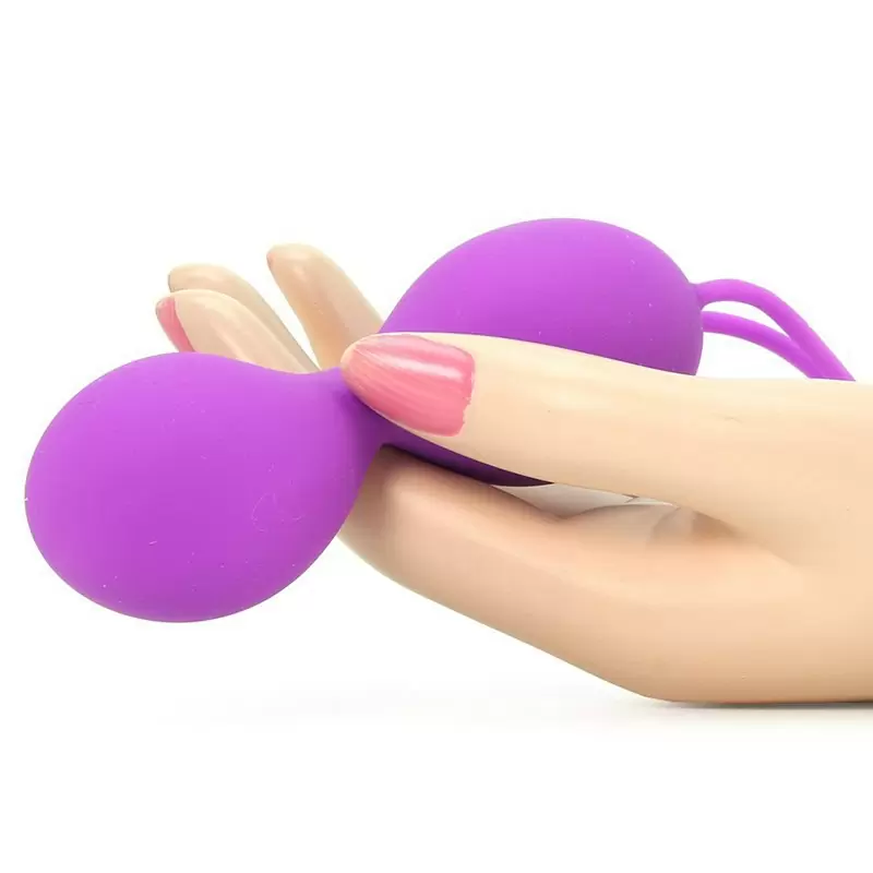 Вагинальные шарики с вибрацией Eve перезаряжаемые – фиолетовый