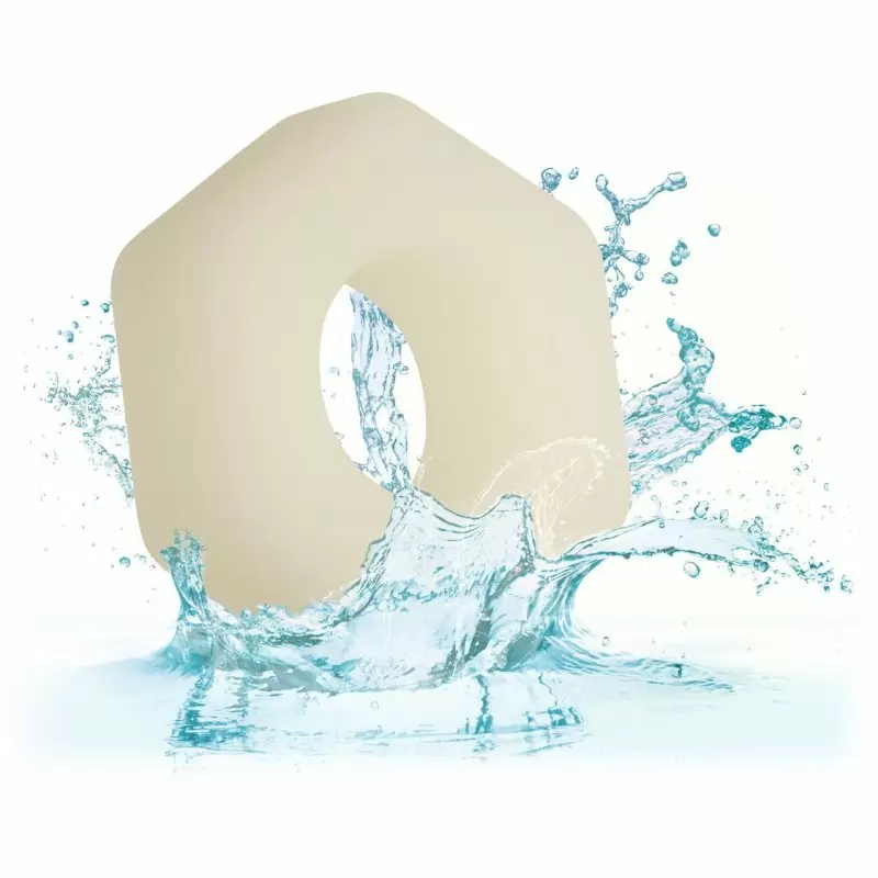 Эрекционное кольцо из жидкого силикона Alpha Sexagon Liquid Silicone Glow-In-The-Dark