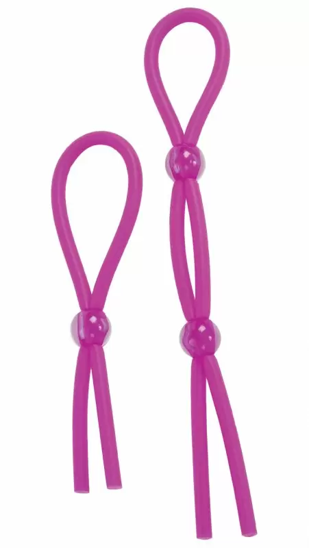 Набор из двух лассо Cock Ties - Purple
