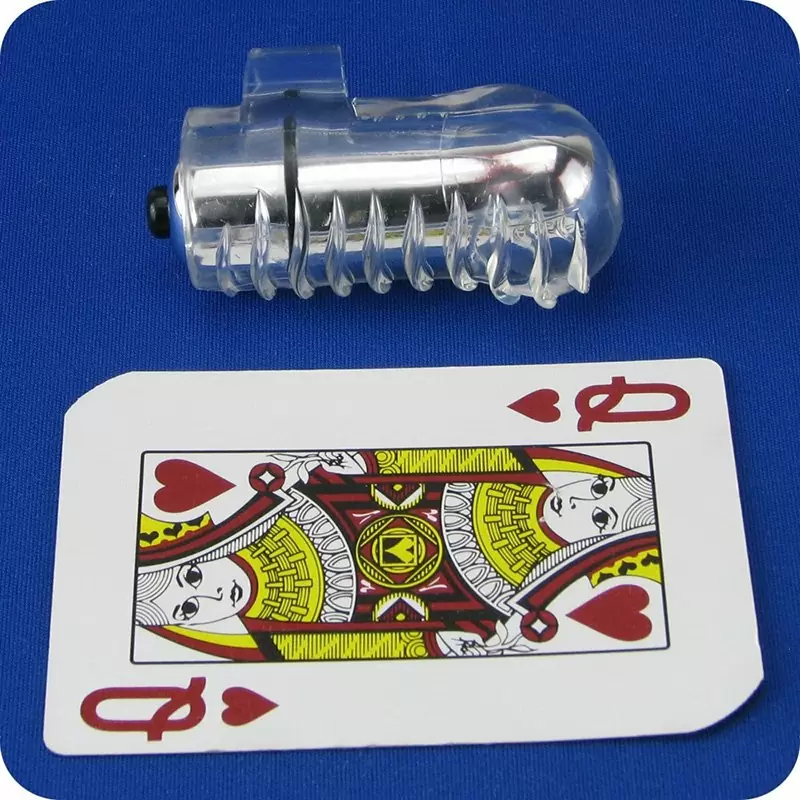 Вибростимулятор на палец Screaming O - Fing O с волнами – прозрачный