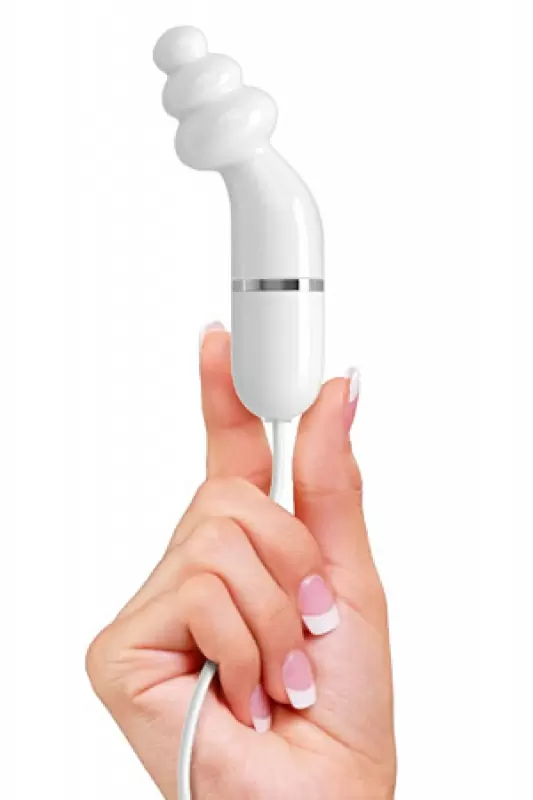 Вибромассажер iSex с набором USB-насадок – белый