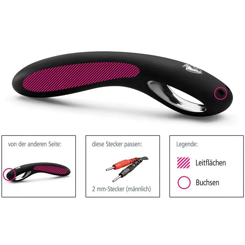 Массажер Current Conrad с электростимуляцией – черный