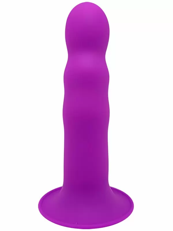 Рельефный фаллоимитатор Adrien lastic Hitsens 3, 18,2 см, силикон, фиолетовый