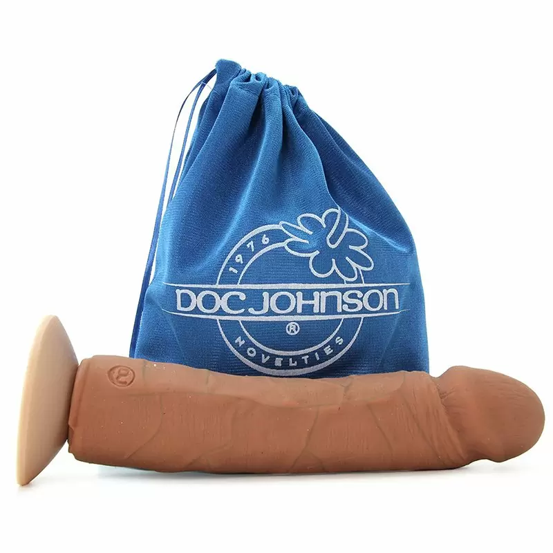 Фаллоимитатор реалистик Realistic Cock UR3 8” без мошонки – коричневый