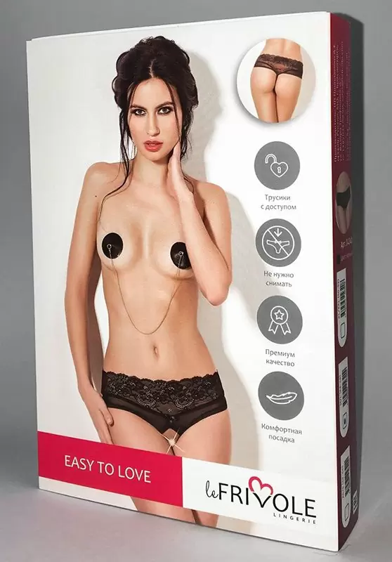 Неповторимые высокие шортики Easy to Love с доступом и нежным кружевом – черный, XS/S