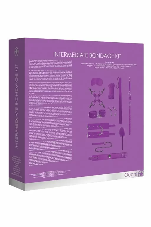Набор для бандажа Intermediate Bondage Kit цвет фиолетовый