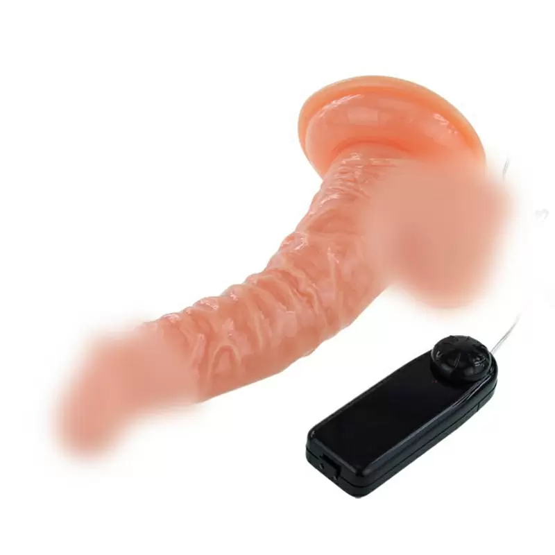 Реалистичный массажер-ротатор на присоске Super Rota Dong – телесный