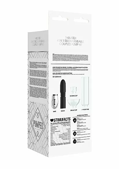 Набор Thruster 4 in 1 Rechargeable Couples Pump Kit