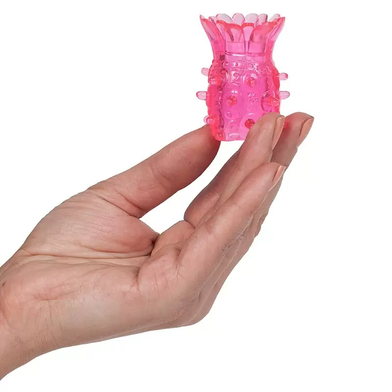 Насадка на пенис Silicon Tickler Cock Ring открытая – розовая