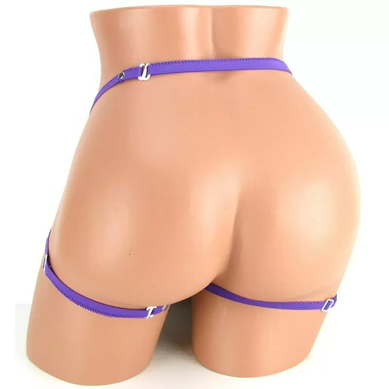 Стимулятор клитора на ремнях Wireless Venus Butterfly беспроводной – фиолетовый