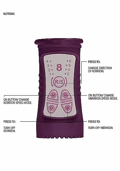 ВИБРАТОР КРОЛИК ROTATING BUBBLES-Purple
