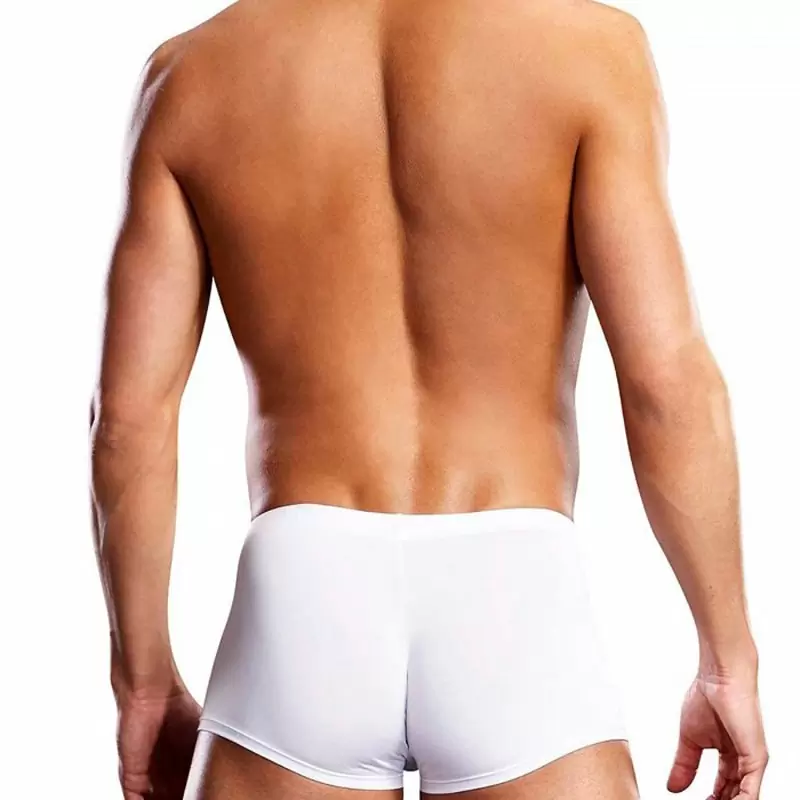 Белые боксеры BlueLine на шнуровке – L/XL