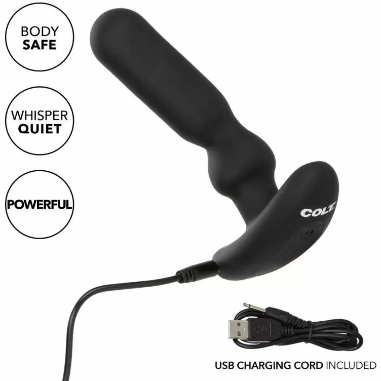 Перезаряжаемый анальный вибростимулятор COLT Rechargeable Anal-T