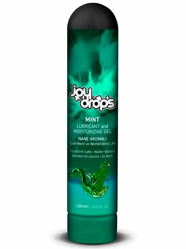 Смазка на водной основе Joydrops Mint, с ароматом мяты, 125 мл