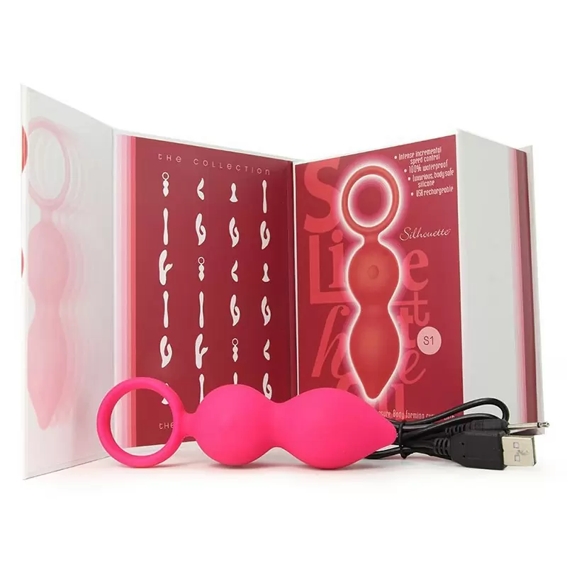 Вагинальные шарики Silhouette S1 перезаряжаемые – красный