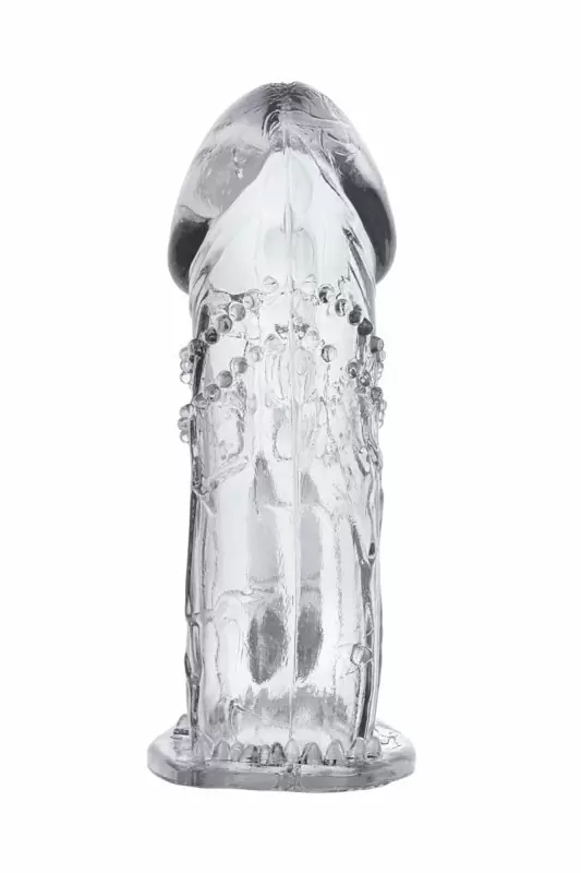 Увеличивающая насадка на пенис TOYFA - прозрачный