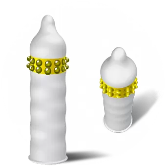 Презерватив Luxe «Кричащий банан» со стимулирующими шариками - 1 шт