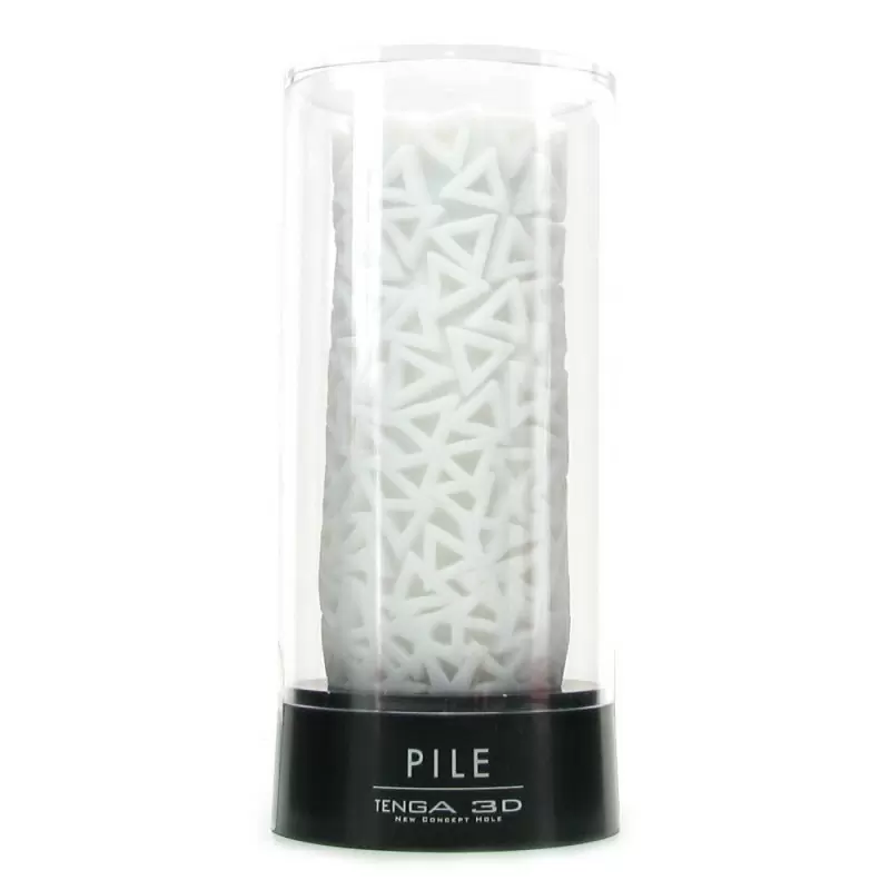 Универсальный мастурбатор Tenga 3D Pile – белый