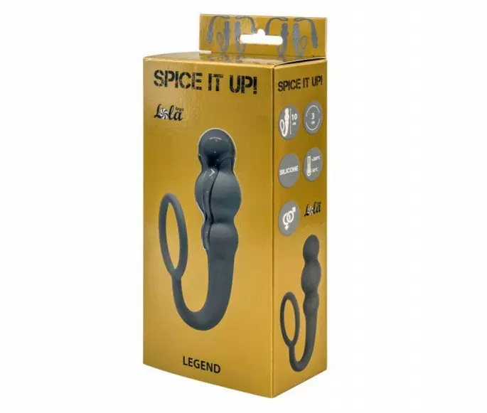 Анальная пробка Spice it up Legend Dark Grey 8001-02Lola