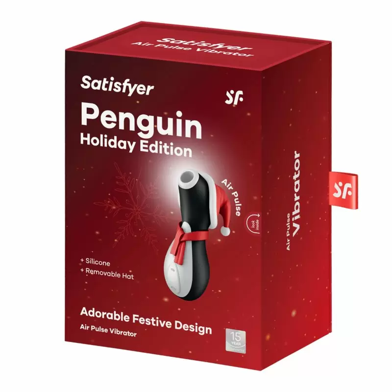 Бесконтактный стимулятор клитора Satisfyer Penguin Holiday Edition