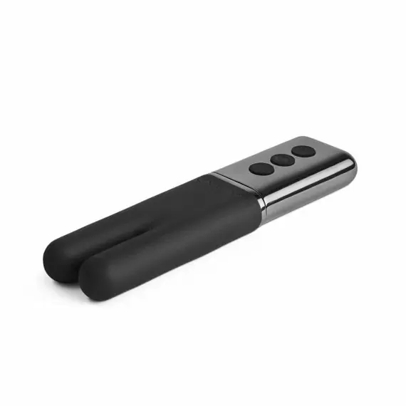 Двухмоторный мини-вибратор Le Wand Deux темный графит