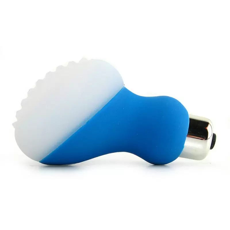 Мини-вибратор с охлаждающим эффектом Posh Silicone Ice Massager Wave – синий