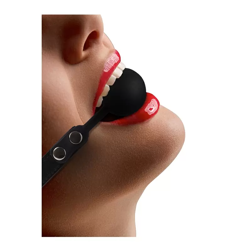Кляп из силикона Silicone Ball Gag - Black