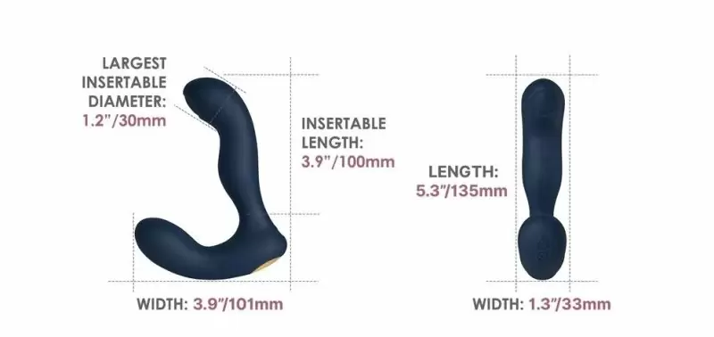 Интерактивный массажер простаты Svakom Iker Neo с пульсацией, 10 режимов, дистанционное управление, функция блокировки