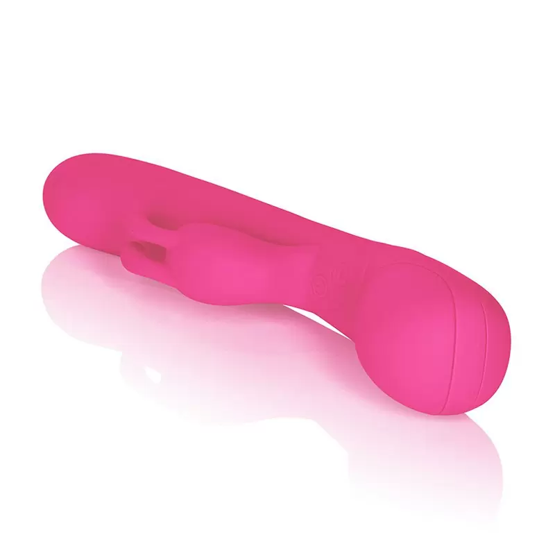 Вибромассажер Impress Rabbit со стимуляцией клитора – розовый