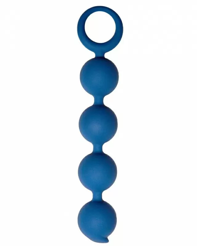 Анальная цепочка Appulse синего цвета