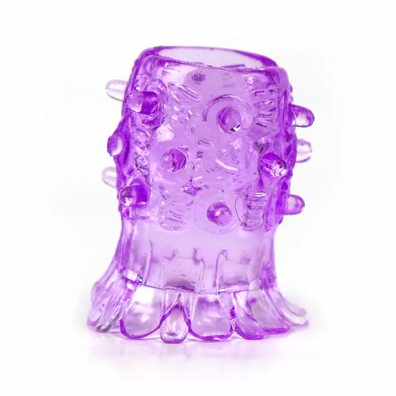 Открытая насадка Sextoy в форме ананаса - фиолетовый