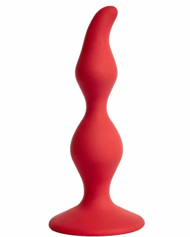 Анальная пробка Vesta бордового цвета