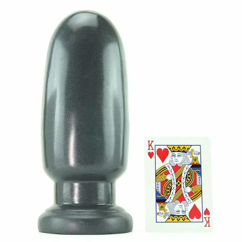 Супер толстый анальный стимулятор Bombshell Shellshock Large – серый