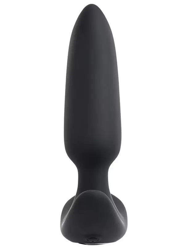 Анальная пробка Evolved Black Beauty, с вибрацией, с пультом ДУ, 7 режимов, 3 скорости, черный