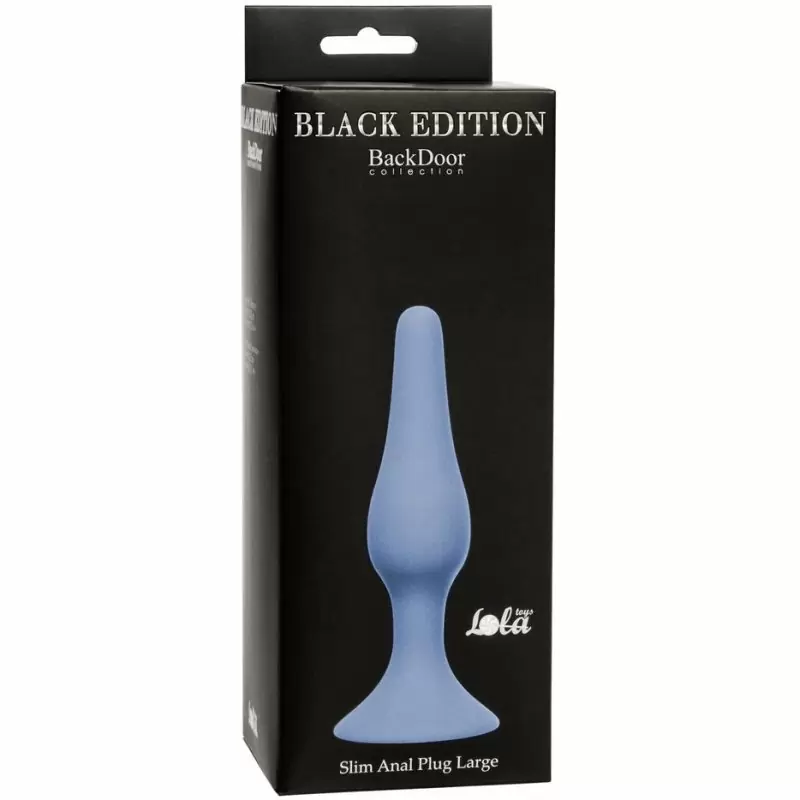 Анальная пробка Slim Anal Plug Large Blue 4205-02Lola