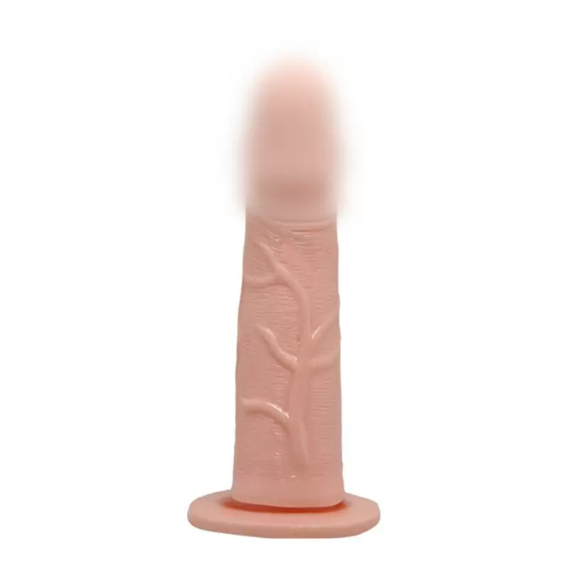 Полый реалистичный страпон Ultra Passionate Harness с вибрацией– телесный