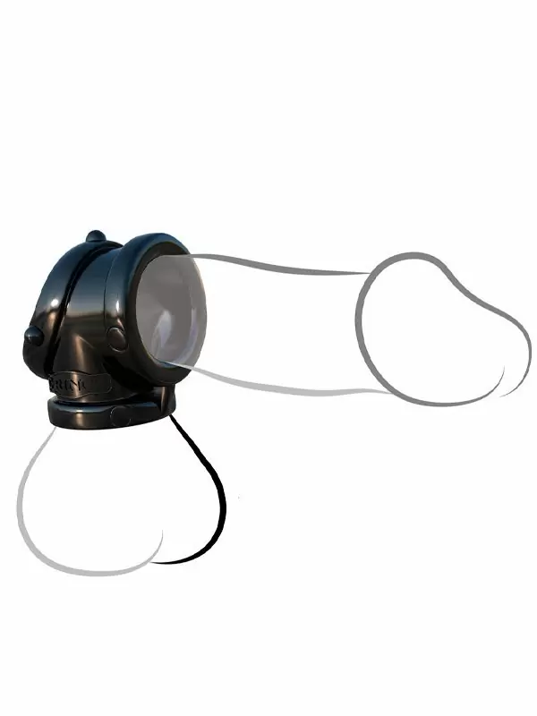 Эрекционное кольцо Pipedream Rock Hard Cock Pipe, с подхватом мошонки, ТПР, 3,3 см