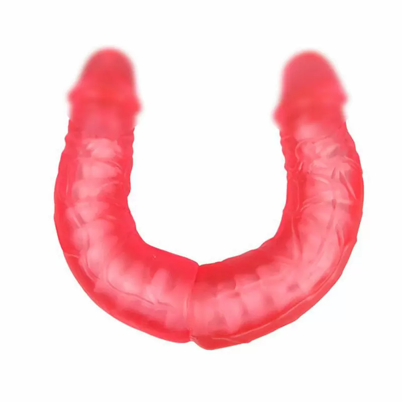 Гибкий двухголовый фаллоимитатор Double Dong 14” – розовый