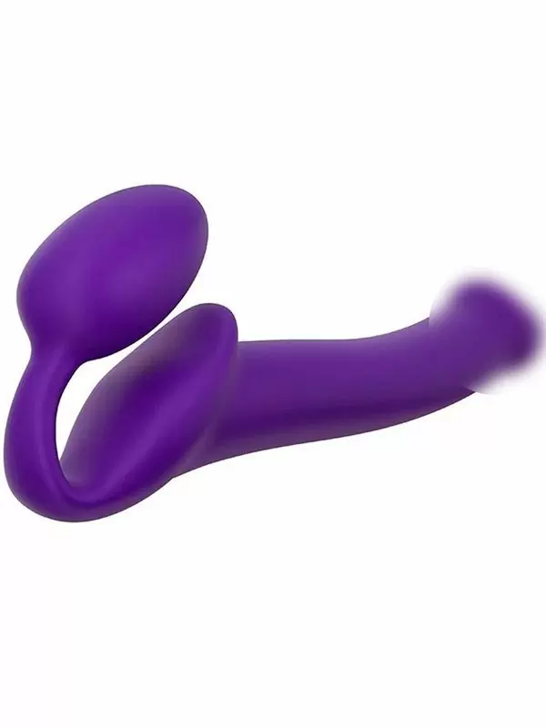 Анатомический страпон Strap-On-Me Semi-Realistic безремневой, 18 см, размер M, фиолетовый